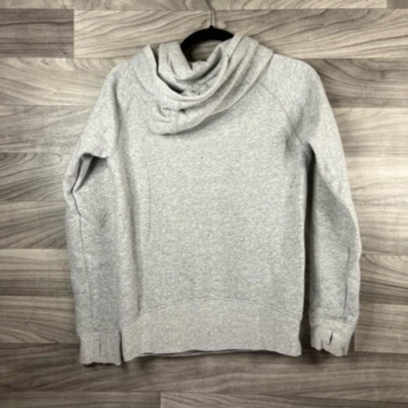 Hurley Womens Teens Youth‎ Hoodie Sweatshirt Gray Heathered Spell Out Pullover S - Picture 10 of 12